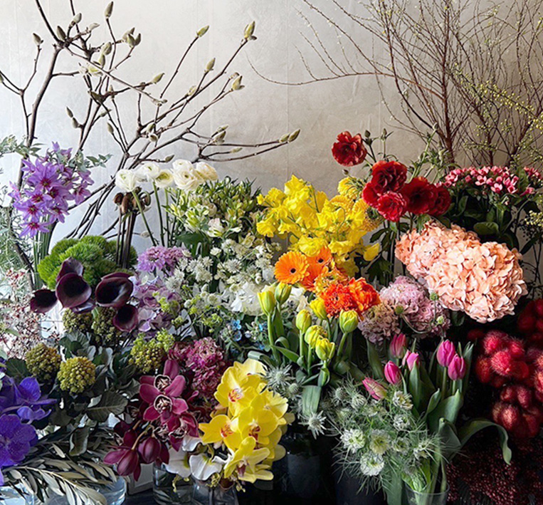 お花の種類が豊富です。